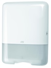 Dispenser H3 Tork C-fold en ZZ-fold - wit (553000)