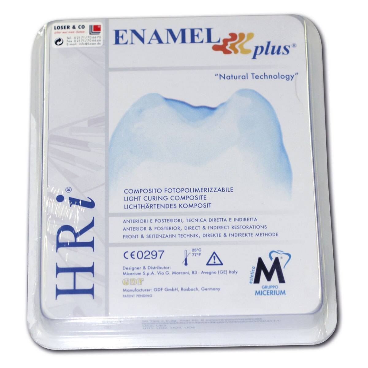 Enamel Plus HRi - Trial Kit Tips - CHR6BT, 36x 0,3 g