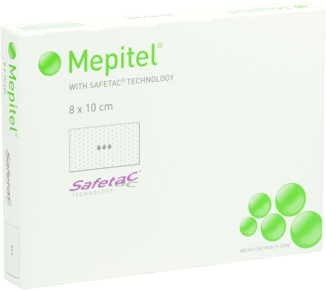 Mepitel verbandgaas - 8 x 10 cm, 5 stuks