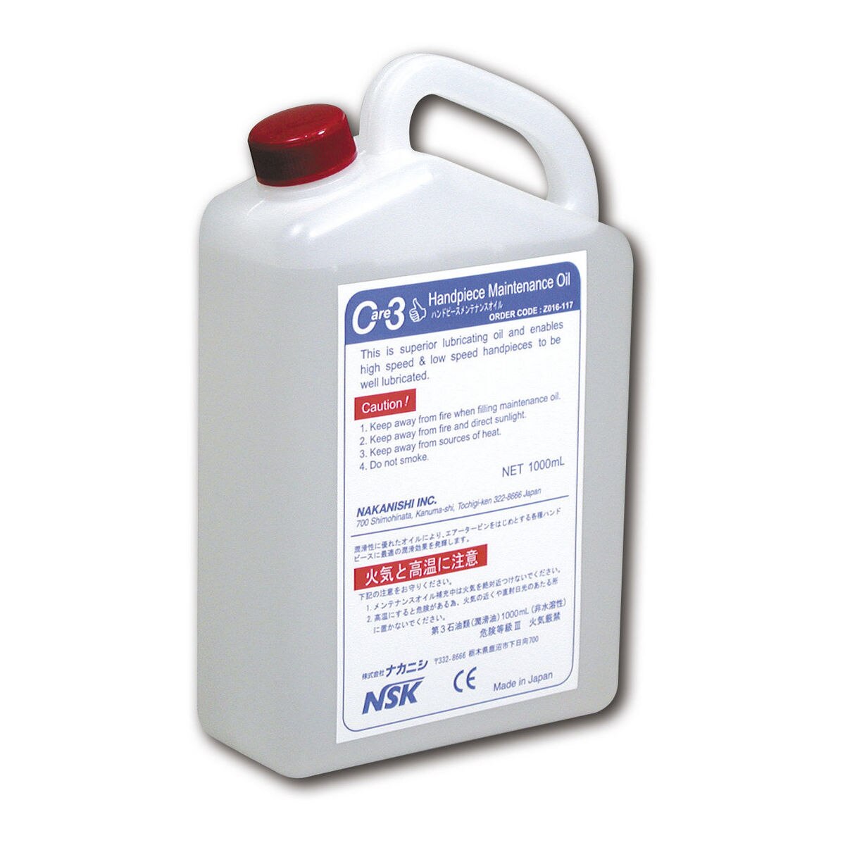 Onderhoudsolie Care 3 Plus - Fles, 1 liter