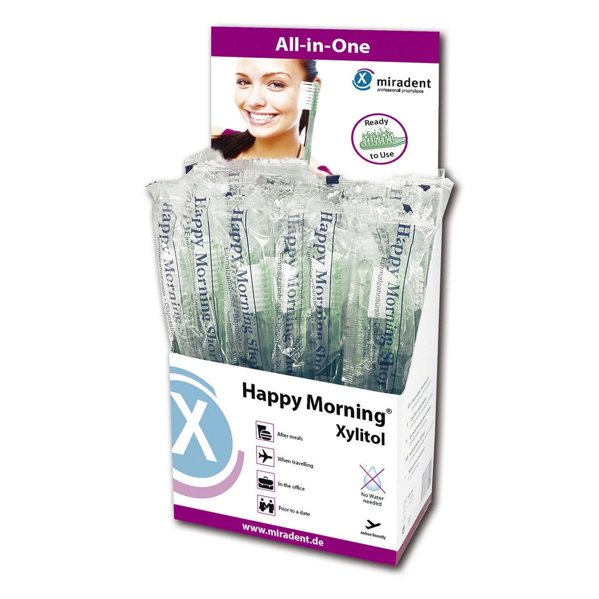 Happy Morning Xylitol - Verpakking, 50 stuks