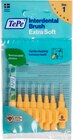 Tepe Interdentale ragers extra soft - standaardverpakking - Lichtoranje - xxx-fijn, 0,45 mm, 8 stuks