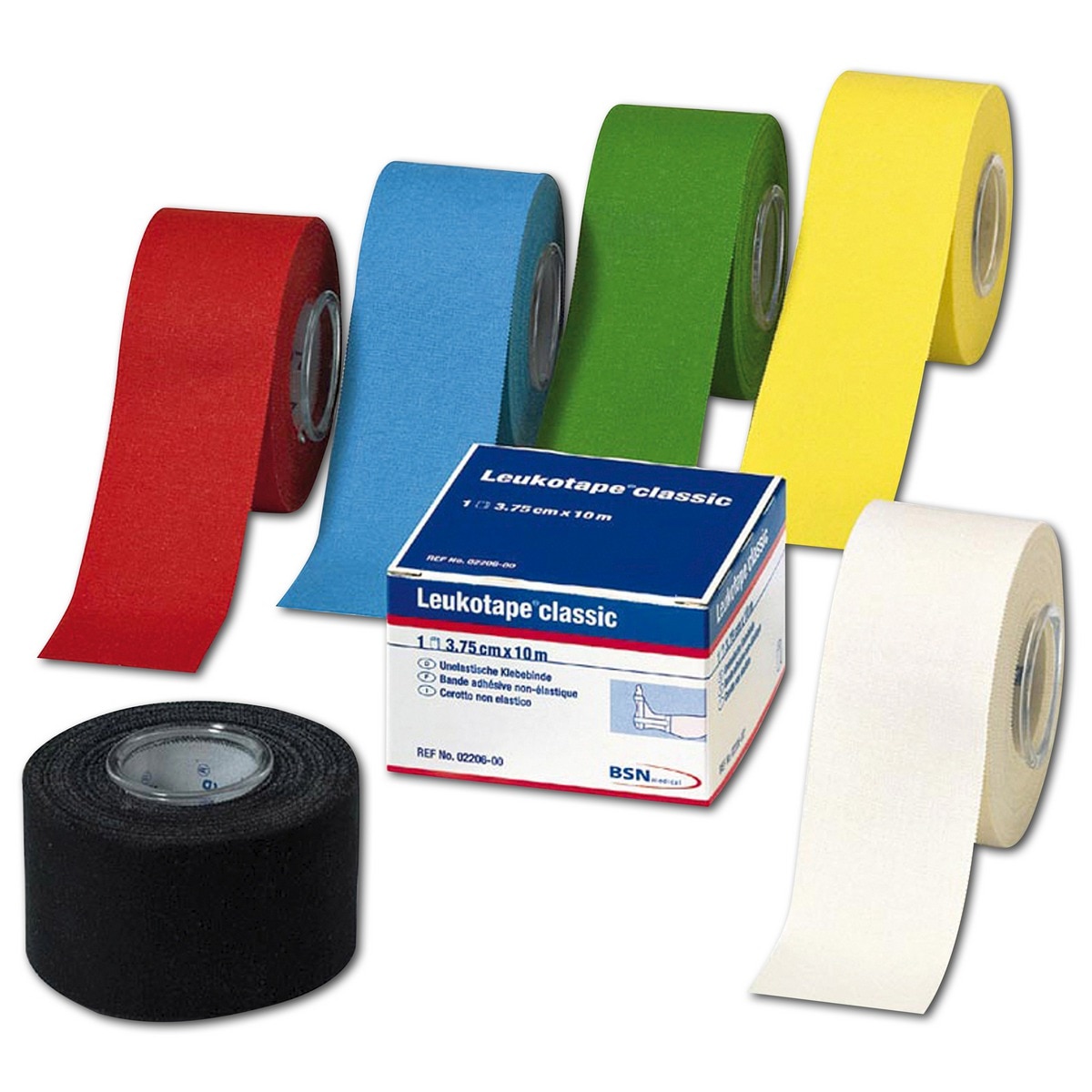 Leukotape Classic - 3,75 cm x 10 m rood, per stuk