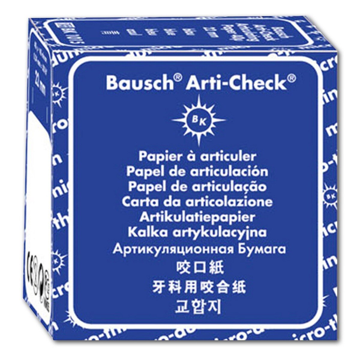 Articulatiepapier micro-dun op rol - navulling - BK1015, blauw, 22 mm x 10 meter