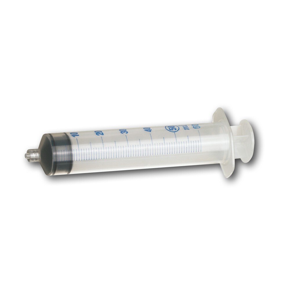 Injectiespuit 50/60ml luer-lock - 50/60ml, per 60 stuks