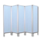 Kamerscherm RLP - 5 delen: 170 x 250cm, met wielen (hxb)
