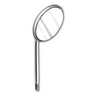 Mondspiegels Rodium vlak - Ø 24 mm, 478/5
