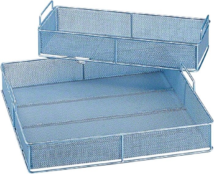 Inzetten en toebehoren voor Thermo-desinfector - Zeefkorf 1/1 - E 378 (H 80 + 30, B 460, D 460 mm)