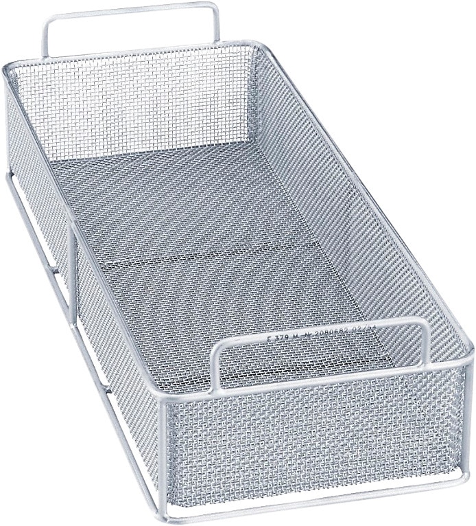 Inzetten en toebehoren voor Thermo-desinfector - Zeefkorf 1/2 maaswijdte 1,7 mm - E 379 (H 80 + 30,