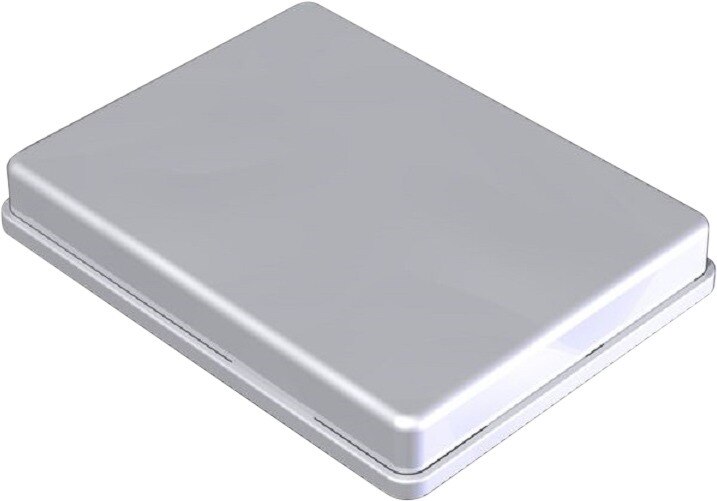 RVS Tray deksel niet geperforeerd, 28 x 18 cm - 182451