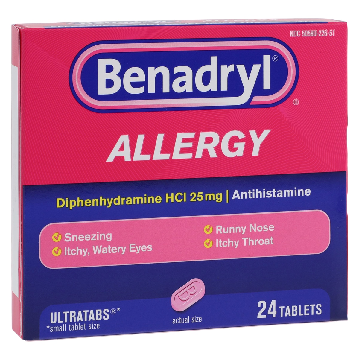 Benadryl Allergy Ultratab Tabs