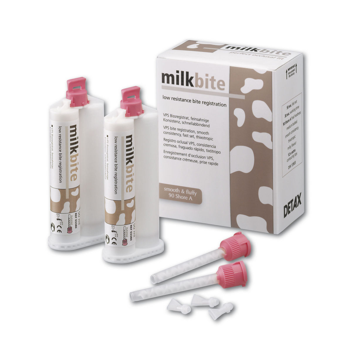 Milkbite - Verpakkng, 2 x 50 ml + mengtips