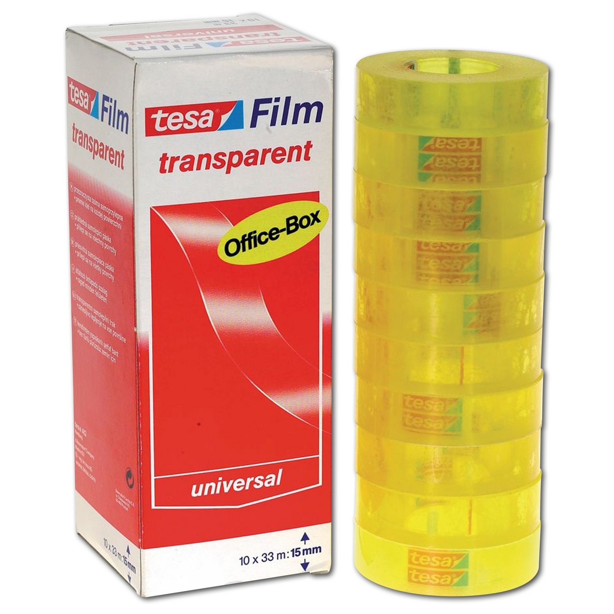Tesafilm - breedte 15mm, per stuk