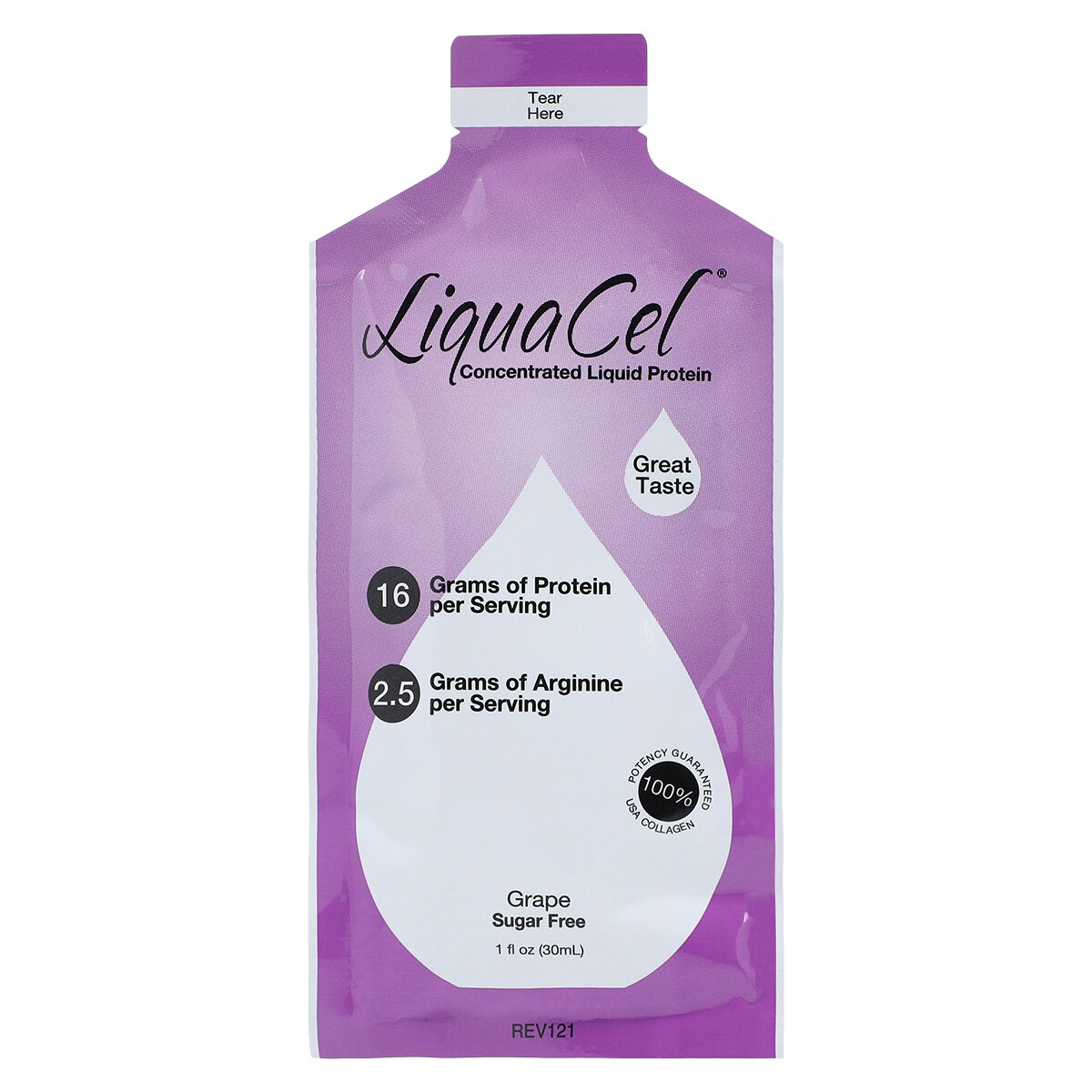 LiquaCel Protein Protein Grape Packet 100/Ca
