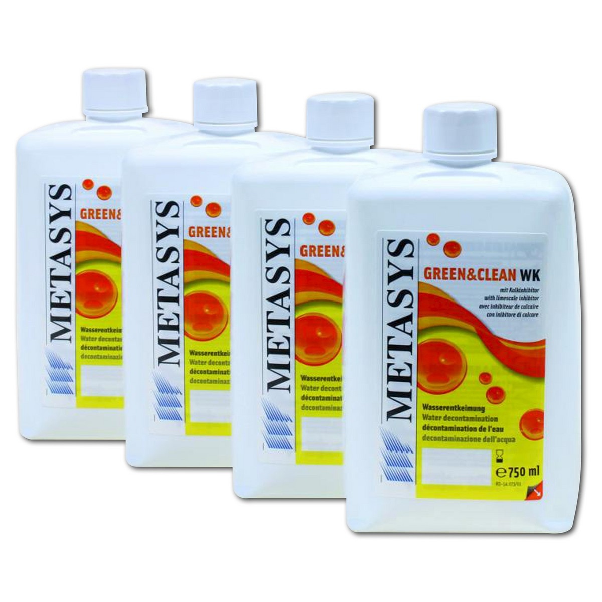Green & Clean WK - Verpakking 4 x 750 ml