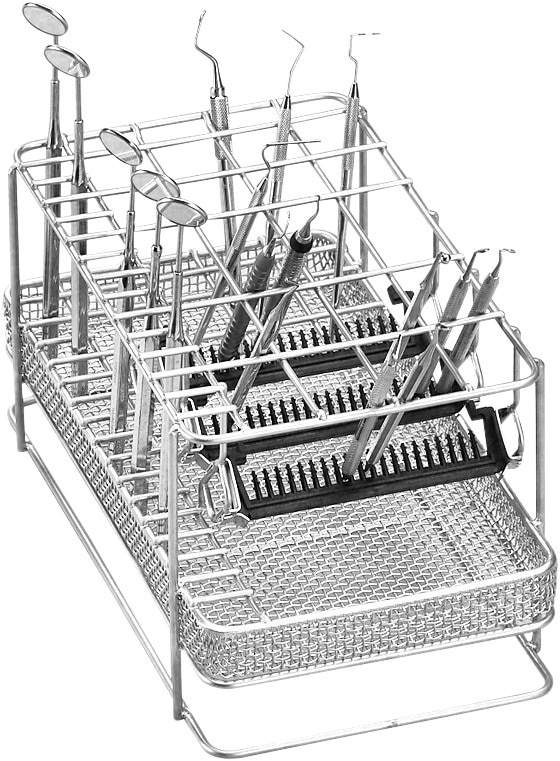 Inzetten en toebehoren voor Thermo-desinfector - Inzet voor instrumenten - E 802/1 (H 148, B 163, D