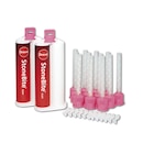 StoneBite Scan - 2 cartridges à 50 ml, 12 roze mengtips en 12 applicatietips