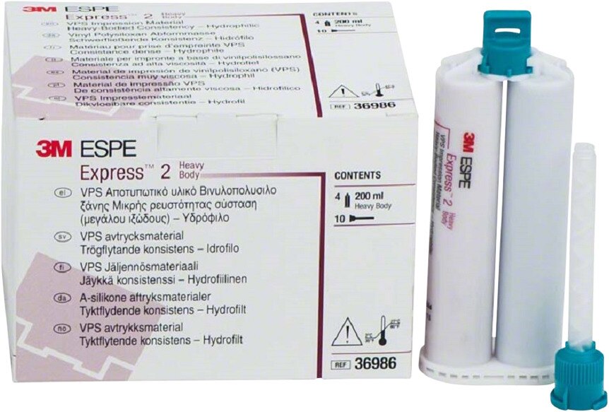 Express 2 Heavy Body - 4x 50 ml en 10 Garant mengtips