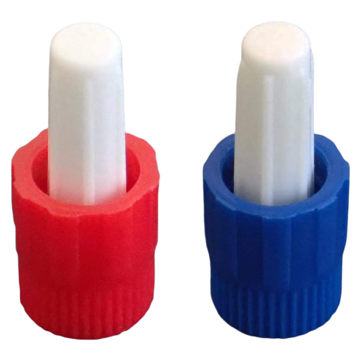 Catheter Cap Red/ Blue Sterile 100St/Bg