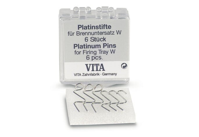 Firing Tray W - Platina stiften voor Firing Tray W, 6 stuks