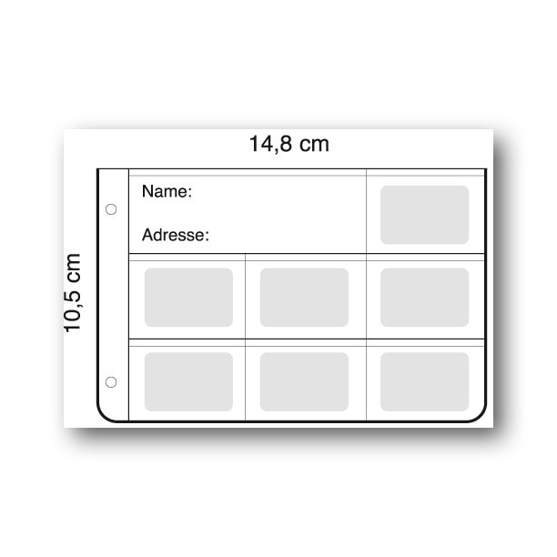 Rontgenfilmhouders voor 7 foto's - Verpakking, 50 stuks