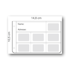 Rontgenfilmhouders voor 7 foto's - Verpakking, 50 stuks
