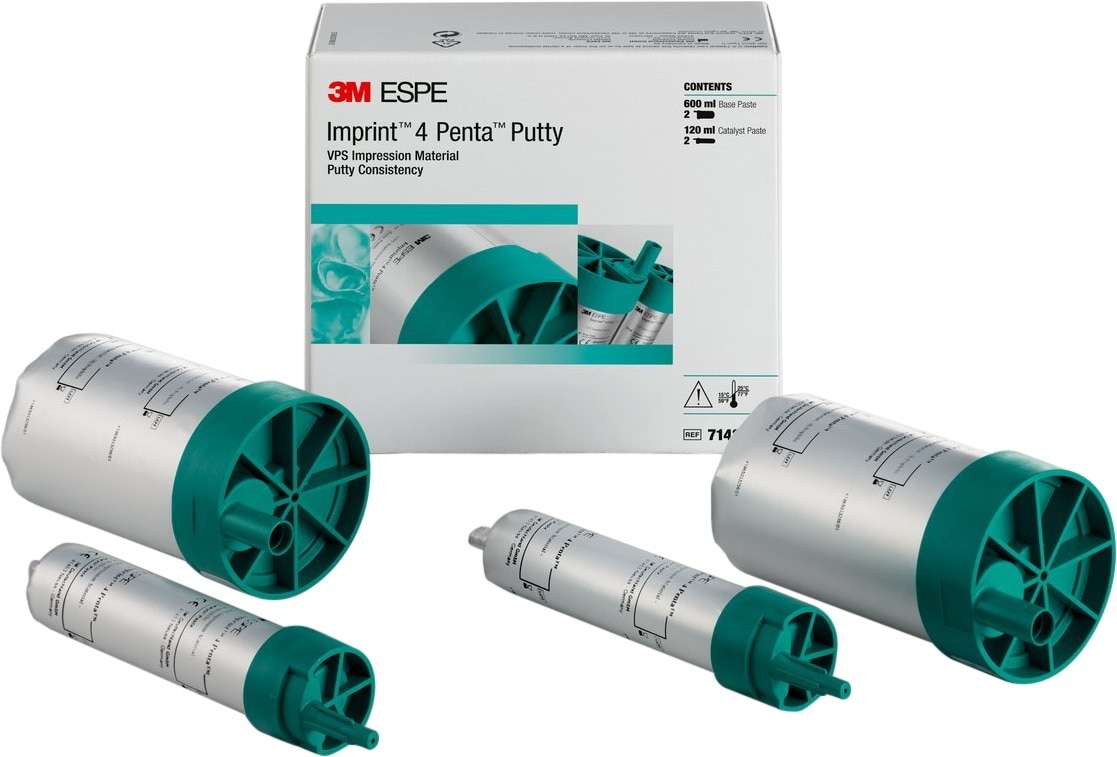 Imprint 4 - Putty - Penta, 2x 300 ml basis en 2x 60 ml katalysator.