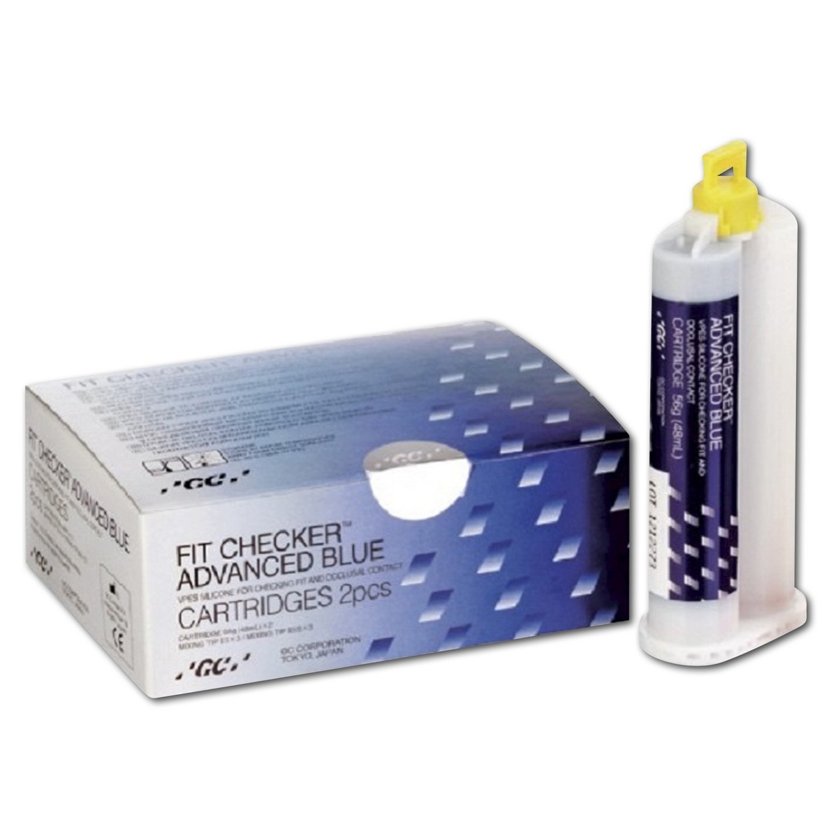 Fit Checker Advanced Blue - Cartridge blauw, 2x 56 g