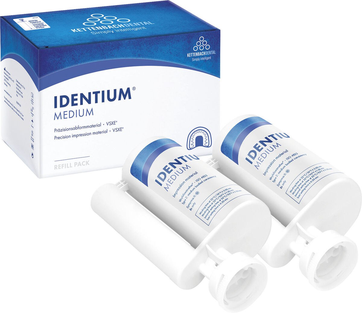 Identium - navulling Jumbo - Medium, 2x 380 ml