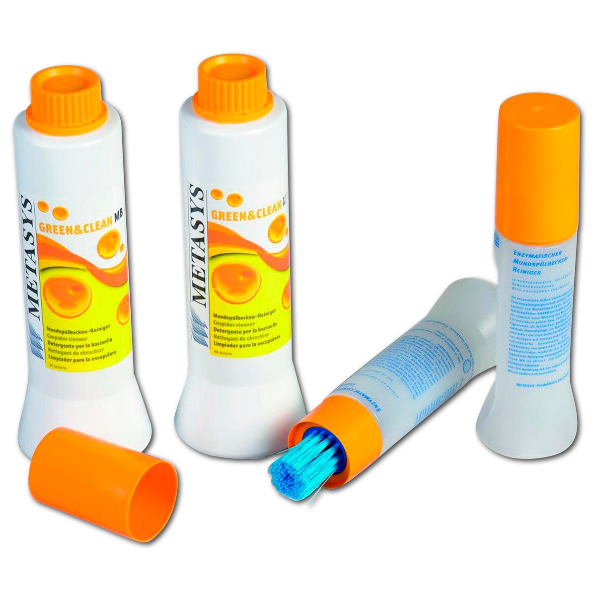 Green & Clean MB - Introset, 2 fdoseerflessen 2x 500 ml en 2 borstels