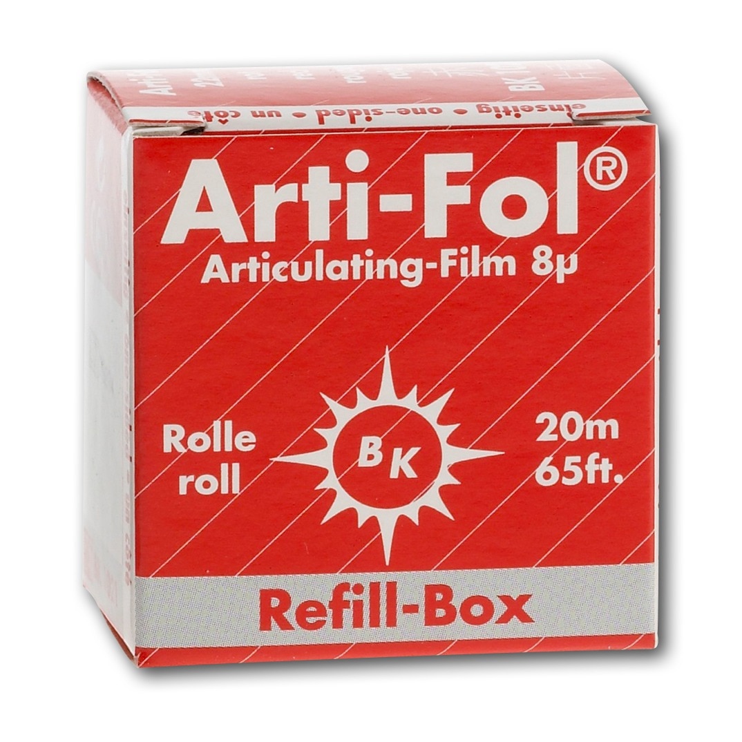Arti-Fol enkelzijdig, 8 micron - navulling - BK1021, rood