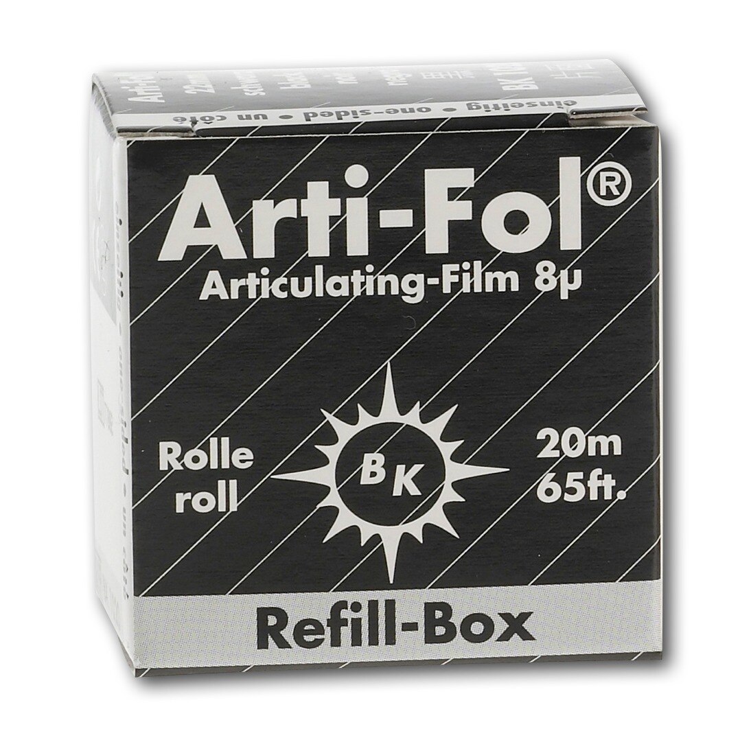 Arti-Fol enkelzijdig, 8 micron - navulling - BK1020, zwart