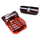 Intubation Kit 3x6x14" Red/Black Velcro Closure No Handle