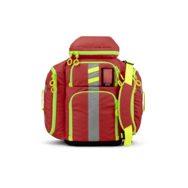 G3 Perfusion EMS Backpack 22x8x10" Red Zipper Closure Shoulder Strap