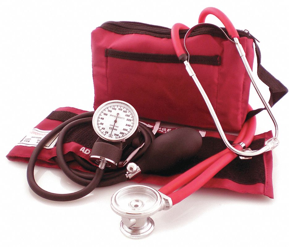 Sprague Rappaport Sphygmomanometer Kit Complete Rd LF Arm Dial Display Ea