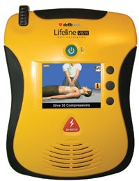 Lifeline VIEW AED Defibrillator New Automatic Ea