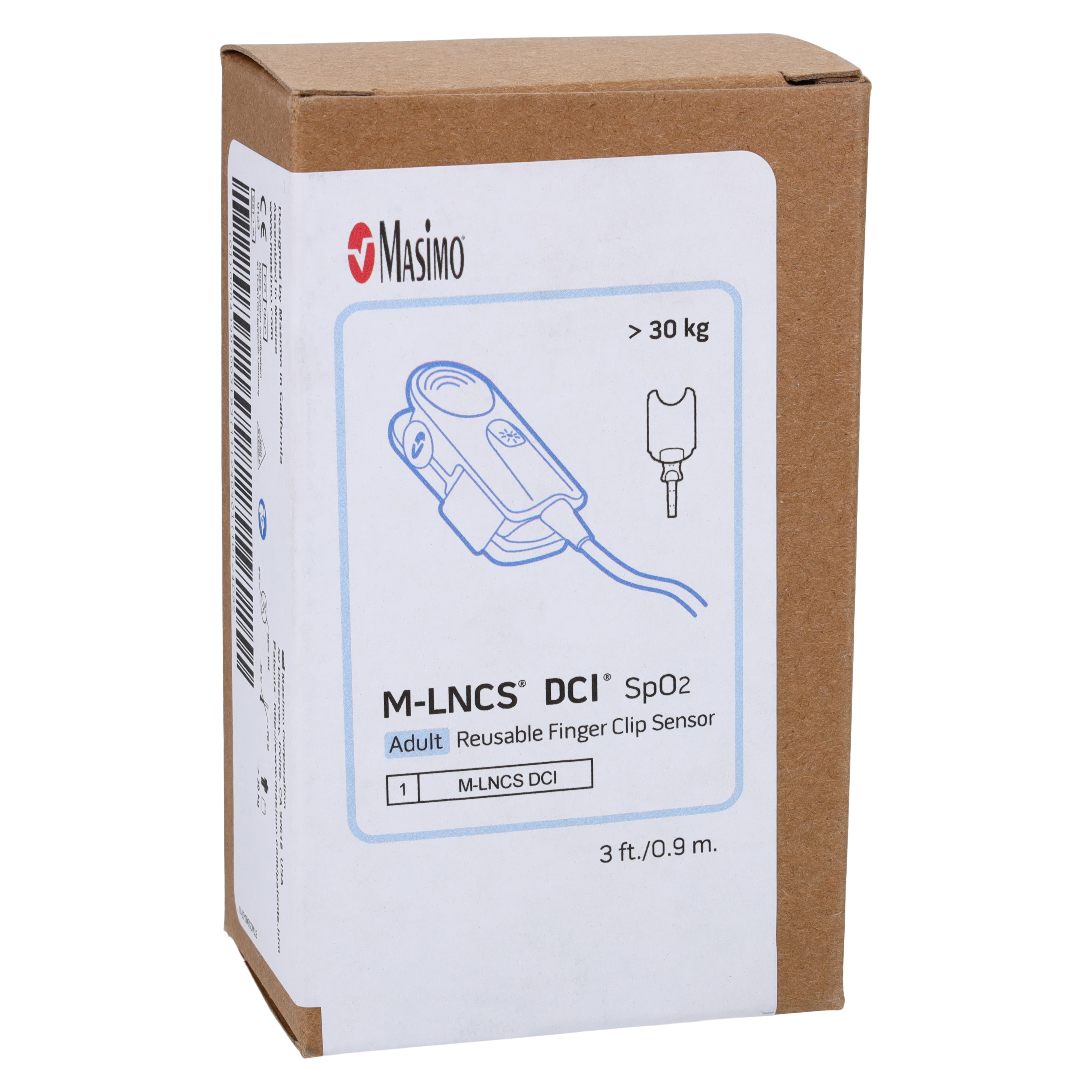 M-LNCS DCI SPO2 Sensor Adult Not Made With Natural Rubber Latex Ea