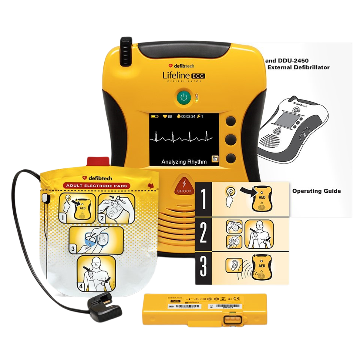 Lifeline ECG AED Adult New Ea