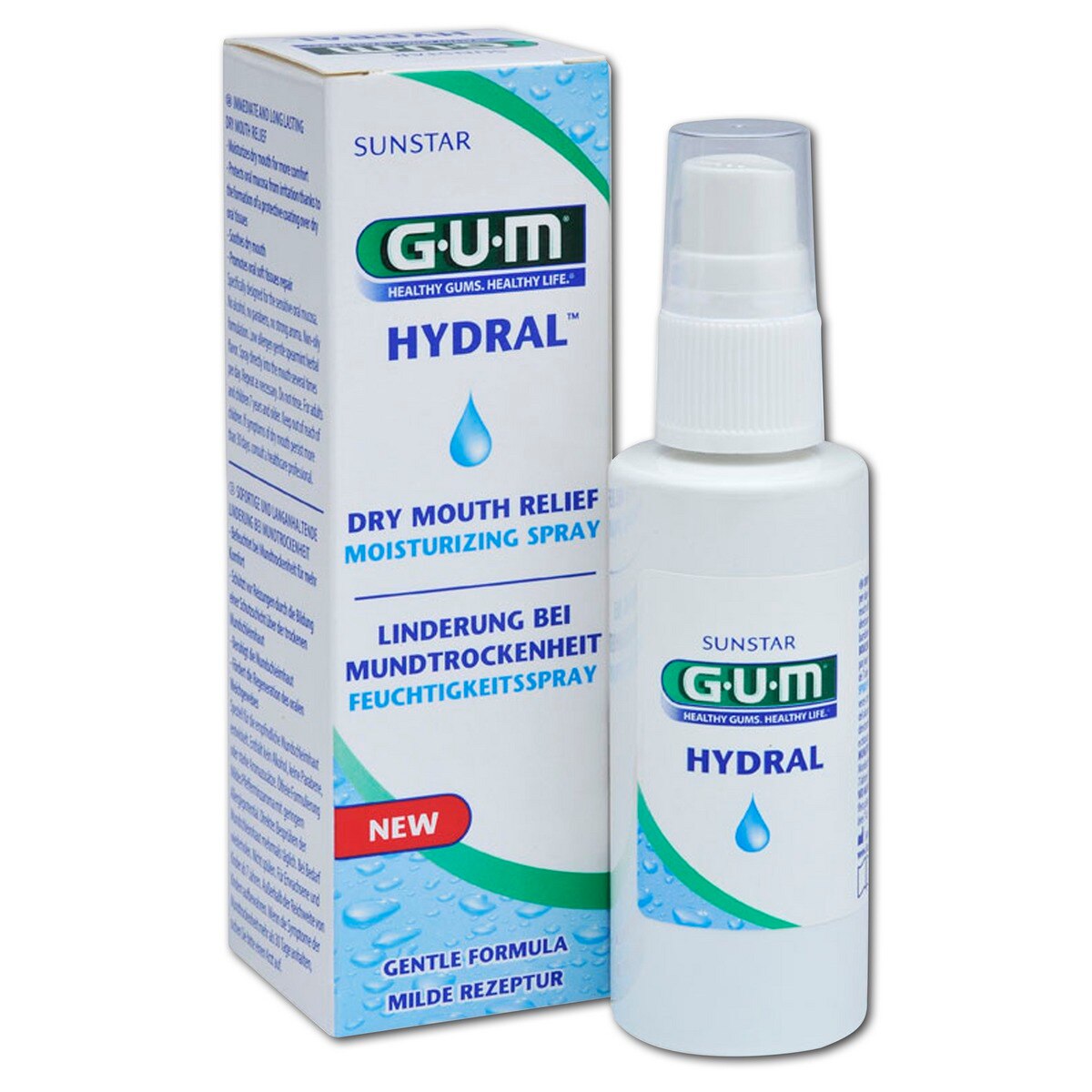 GUM Hydral spray - Sprayflesje, 50 ml