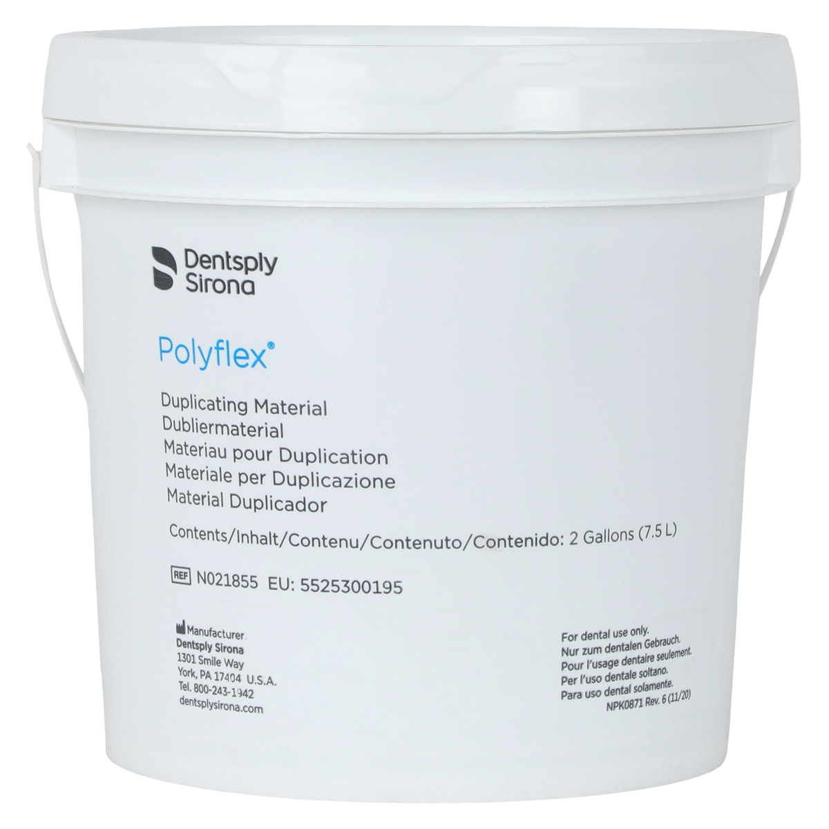 Polyflex Duplicating Material Hydrocolloid 7.5LtTub