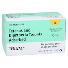 Tenivac Tetanus Toxoid/ Diphtheria Adolescent/Adult Injectable 0.5mL SDV 10/Pk