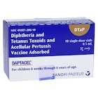 Daptacel DTaP Pediatric Injectable 0.5mL SDV 10/Pk