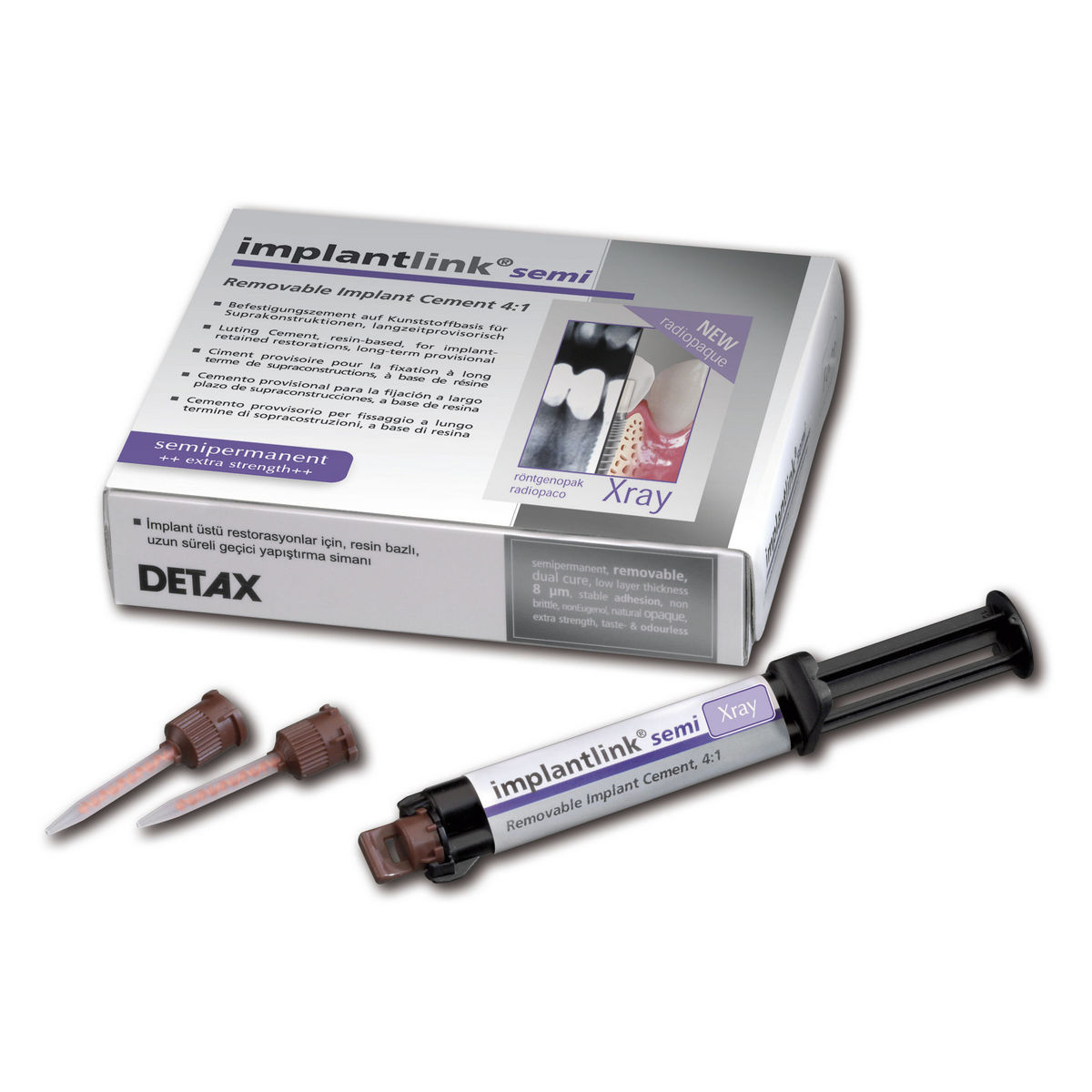 Implantlink semi Xray - Mini-Mix spuit, 5 ml