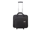 Targus Laptop Rolling Briefcase, Black, 16.54 x 7.87 x 14.57 in., Polyester