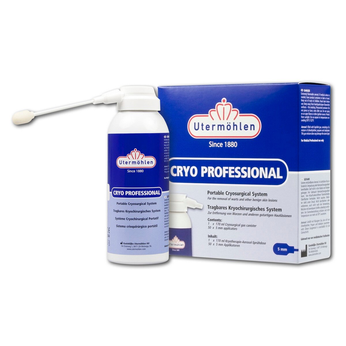 Cryo Professional - spuitbus + 50 x 5mm applicator