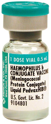 Pedvaxhib Haemophilus B Pediatric Injectable 0.5mL SDV 10/Pk