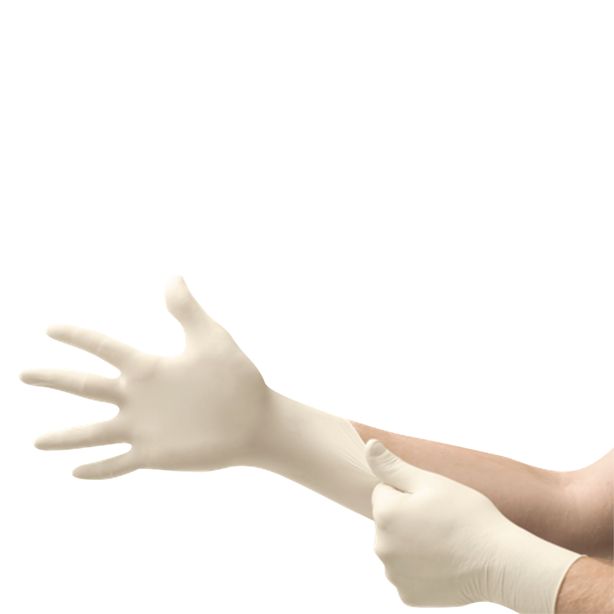 MICROFLEX Diamond Grip Plus Latex Exam Gloves Medium Natural Non-Sterile 100/Bx