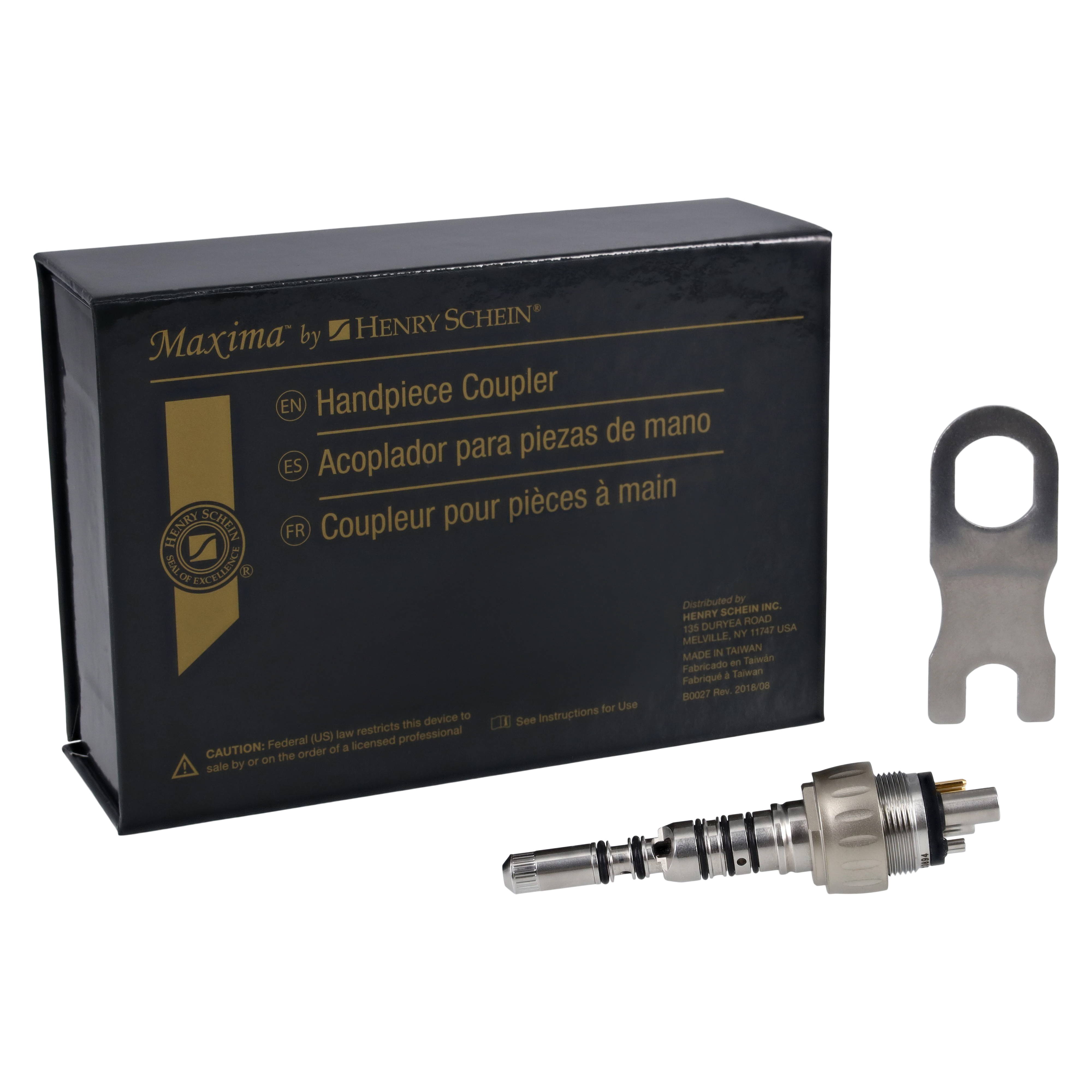Maxima Elite MULTIflex Coupler 6 Pin Fiber Optic Ea