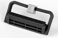 Bur Block Plastic 14 Hole Black Ea