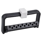 Bur Block Plastic 14 Hole Black Ea